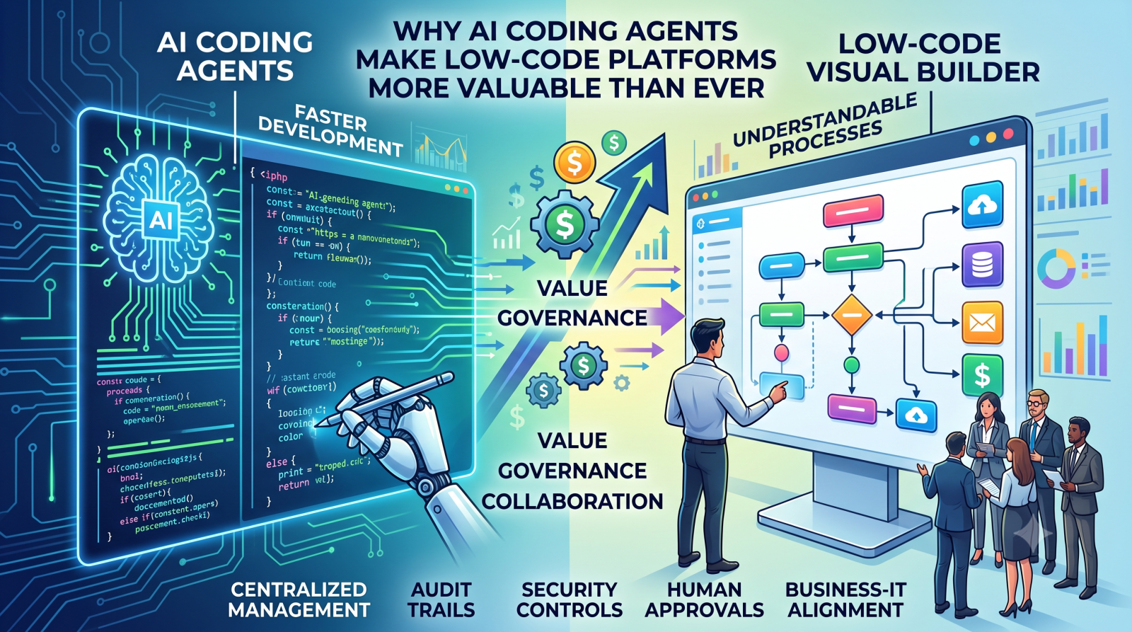 Why AI Coding Agents Are Making Low-Code Platforms More Valuable Than Ever